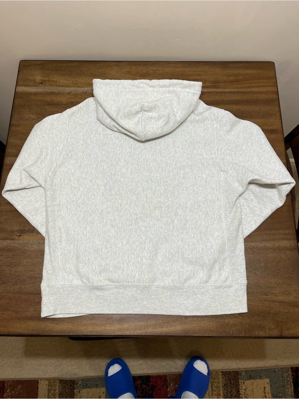 Vintage Champion MIT College Hoodie Grey & Maroon - Picture 3 of 8